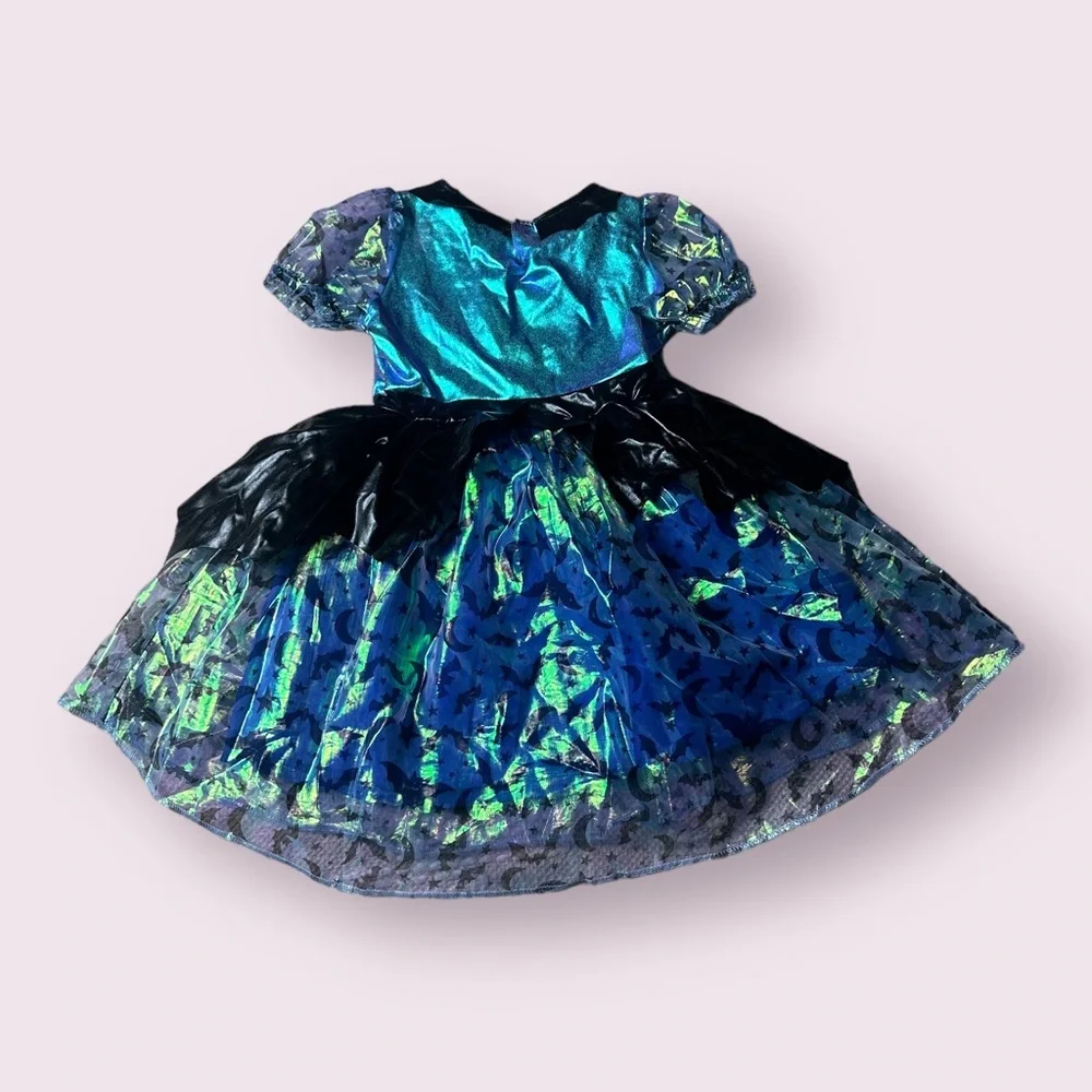 Little Girls Purple Blue Batgirl Tutu Costume Dress Up Outfit By Target Sz Small